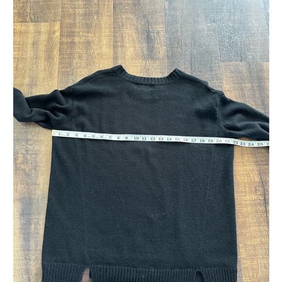 J. Crew Collection Black 100% Italian Cashmere Size Small - Picture 8 of 9